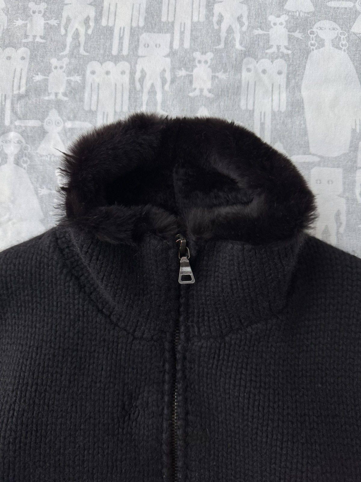 Jil Sander Jil Sander 2000's Cashmere Fur Lined Driver Knit Size XS / US 0-2 / IT 36-38 - 2 Thumbnail