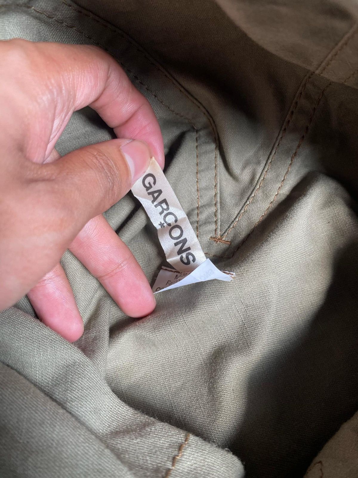 Comme des Garcons Comme Des Garçons Trompe L’oiel Stitching Military Coat Size M / US 6-8 / IT 42-44 - 8 Thumbnail