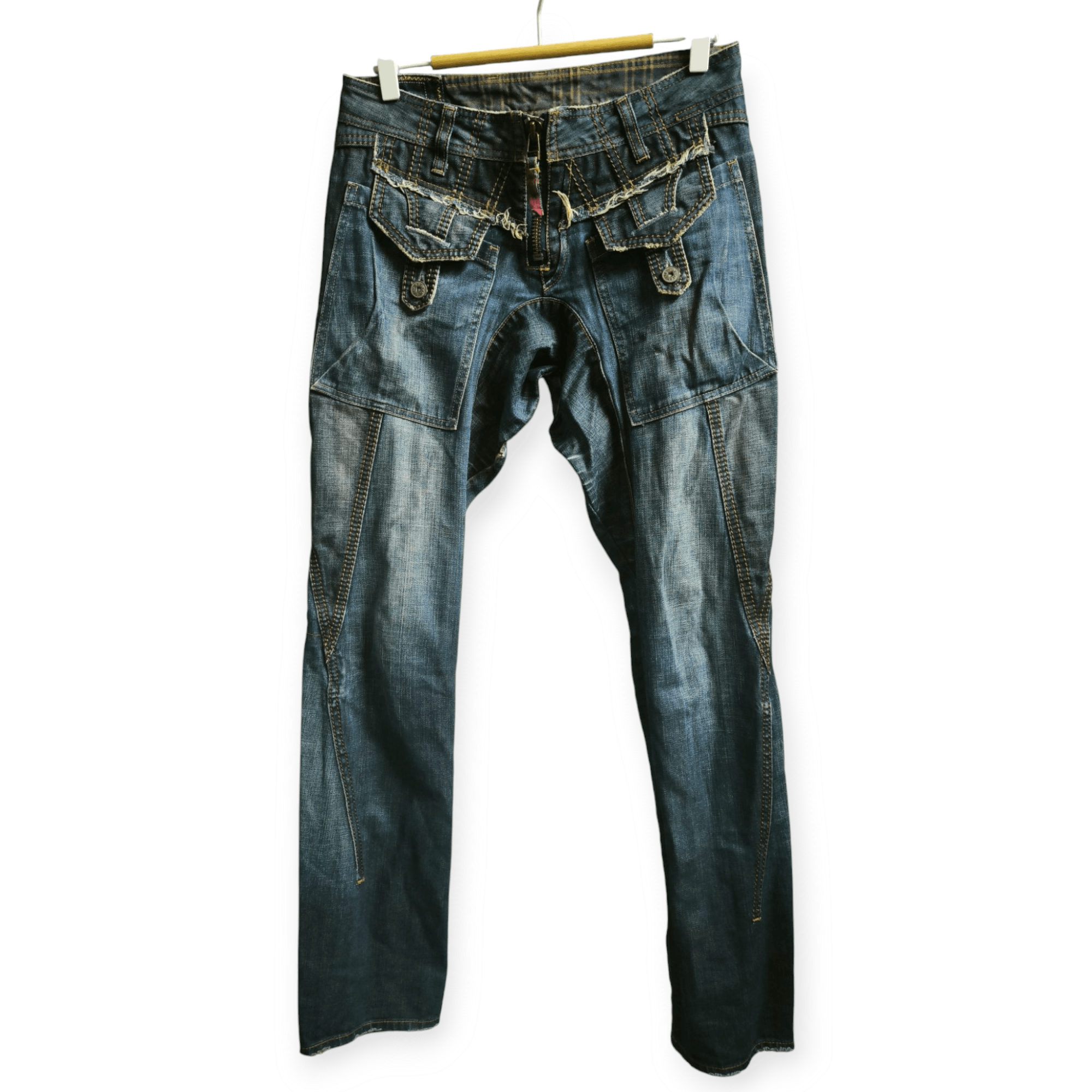 If Six Was Nine × Japanese Brand × Marithe + Francois Girbaud Le Jean De Bushpant Slim Fit Pocket Jeans Size US 30 / EU 46 - 4 Thumbnail