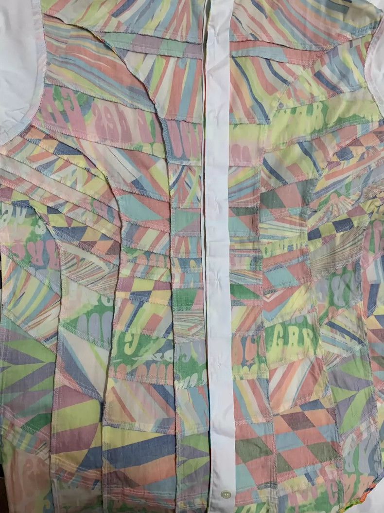 Comme des Garcons Comme Des Garcons Patchwork shirt Size S / US 4 / IT 40 - 6 Thumbnail