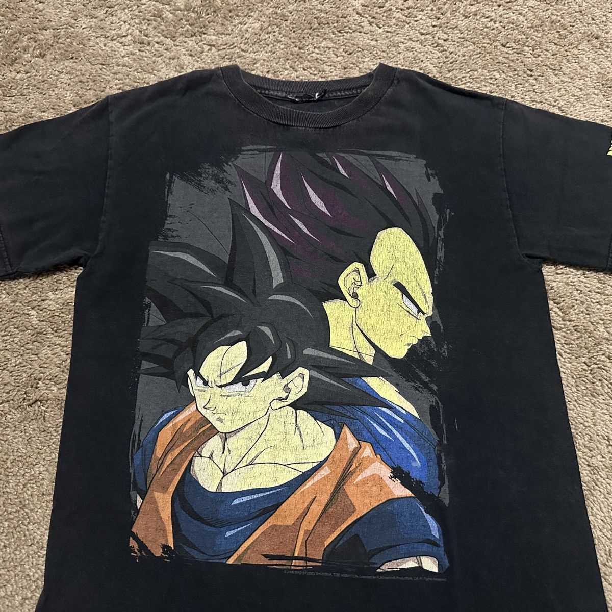 Anime × Japanese Brand × Vintage Vintage Dragon Ball Z Shirt Goku Vegeta Y2K Grunge Size US S / EU 44-46 / 1 - 2 Thumbnail