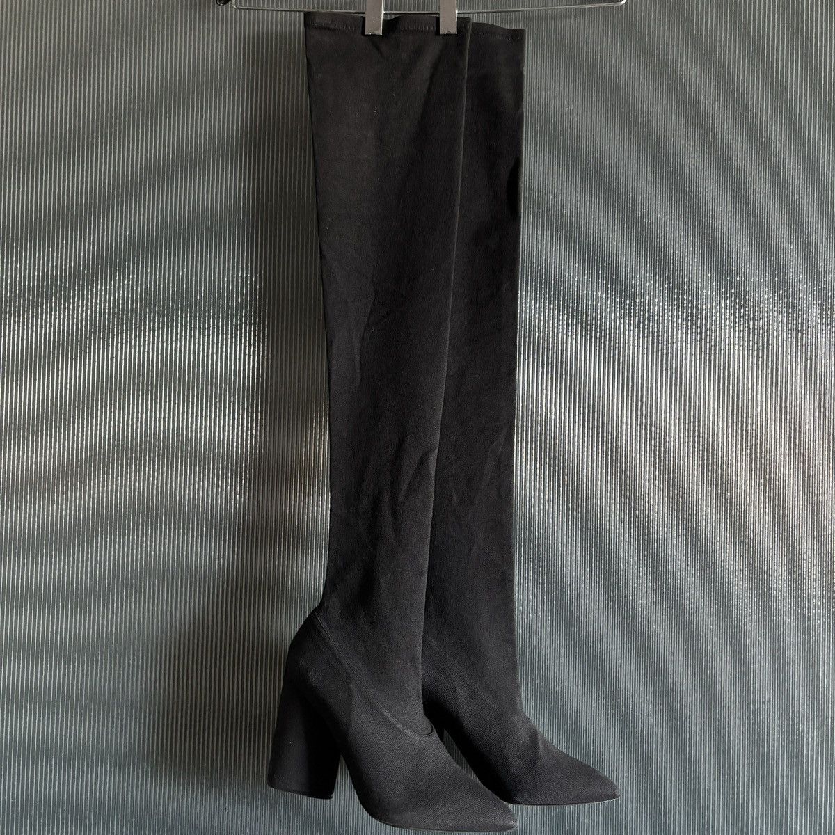 Yeezy Yeezy Season 4 Over Knee Boots Black Made Italy Size 10 Size US 10 / IT 40 - 1 Thumbnail