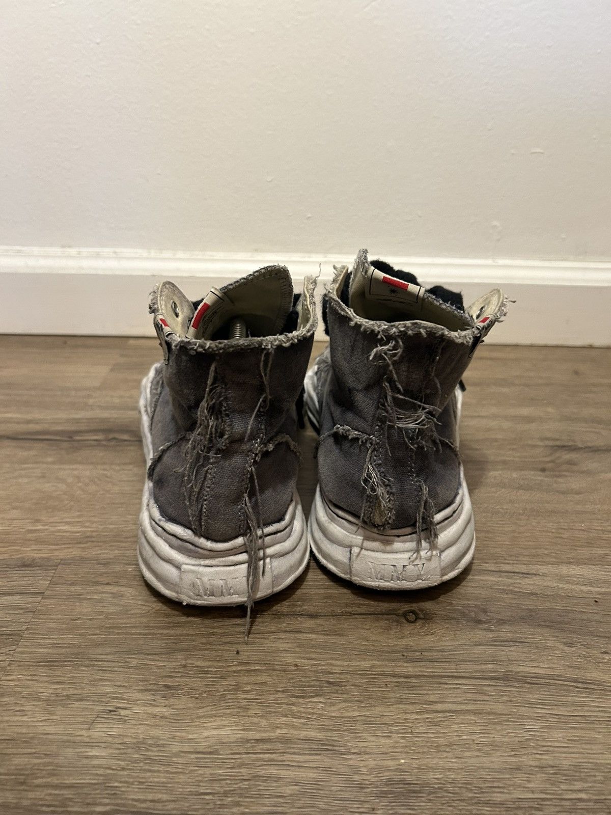 Maison MIHARA YASUHIRO *Rare*(Over dyed) Hi top maison mihara yasuhiro shoes Size US 9 / EU 42 - 4 Thumbnail