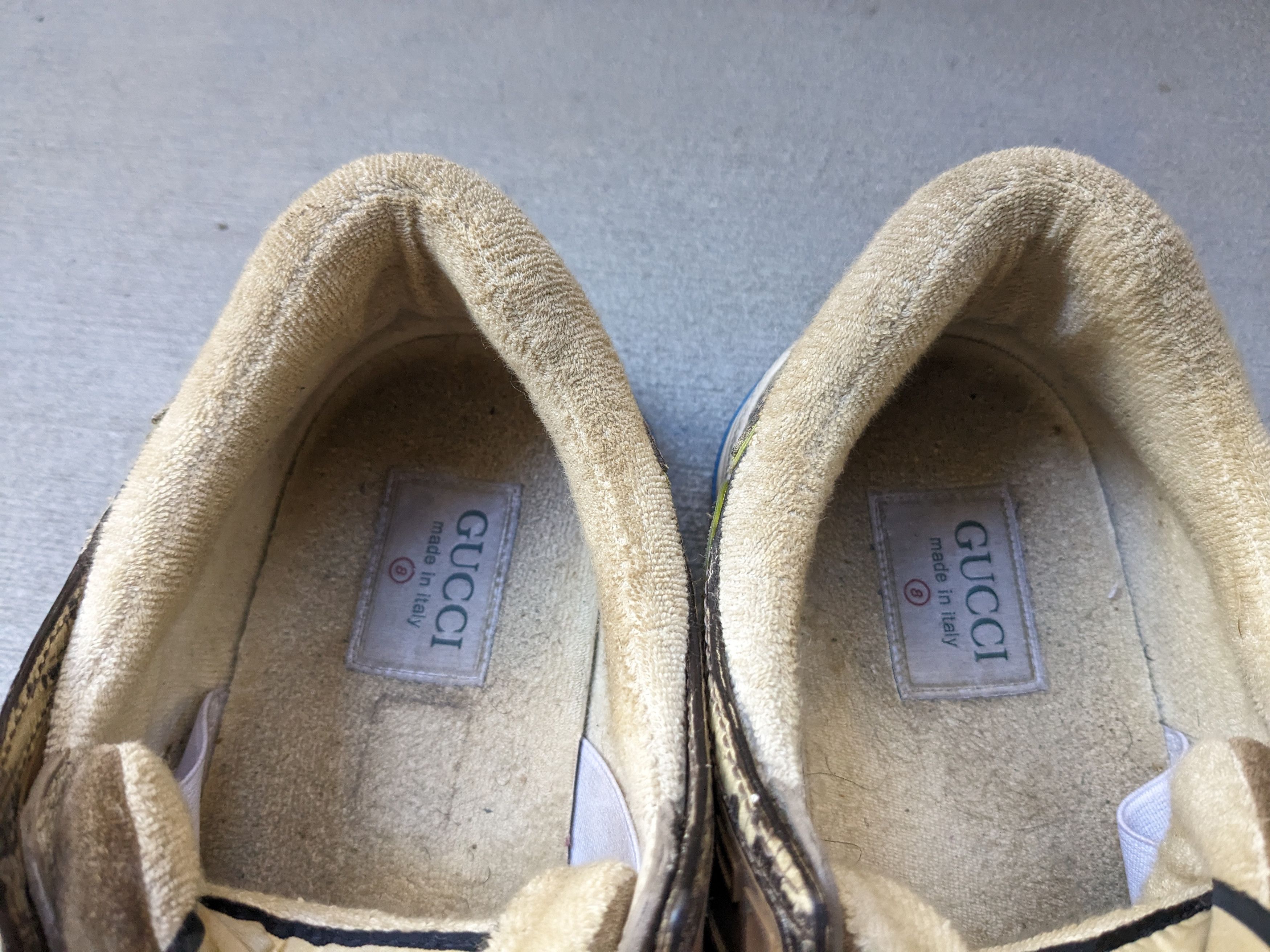Gucci Gucci Ultrapace Sneakers Size 8.5 Brown Blue Orange Suede Size US 8.5 / EU 41-42 - 4 Thumbnail