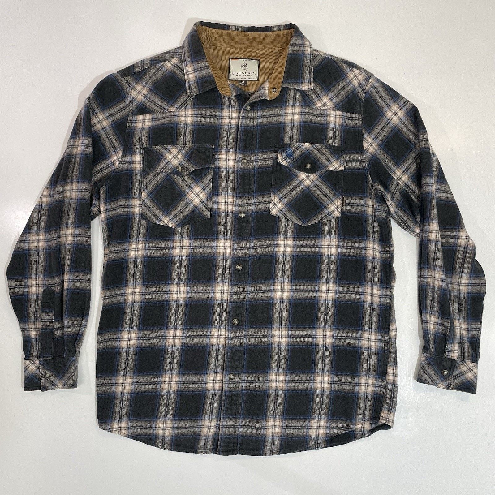 Legendary Goods Legendary Whitetails Men's Buck Camp Flannel Shirt Plaid LT Size US L / EU 52-54 / 3 - 1 Thumbnail