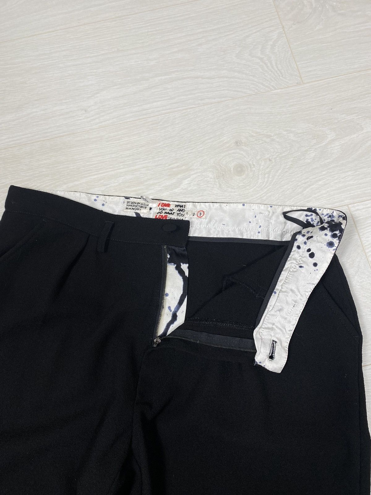 Designer En Soie Pants Wool Size 28" / US 6 / IT 42 - 7 Thumbnail