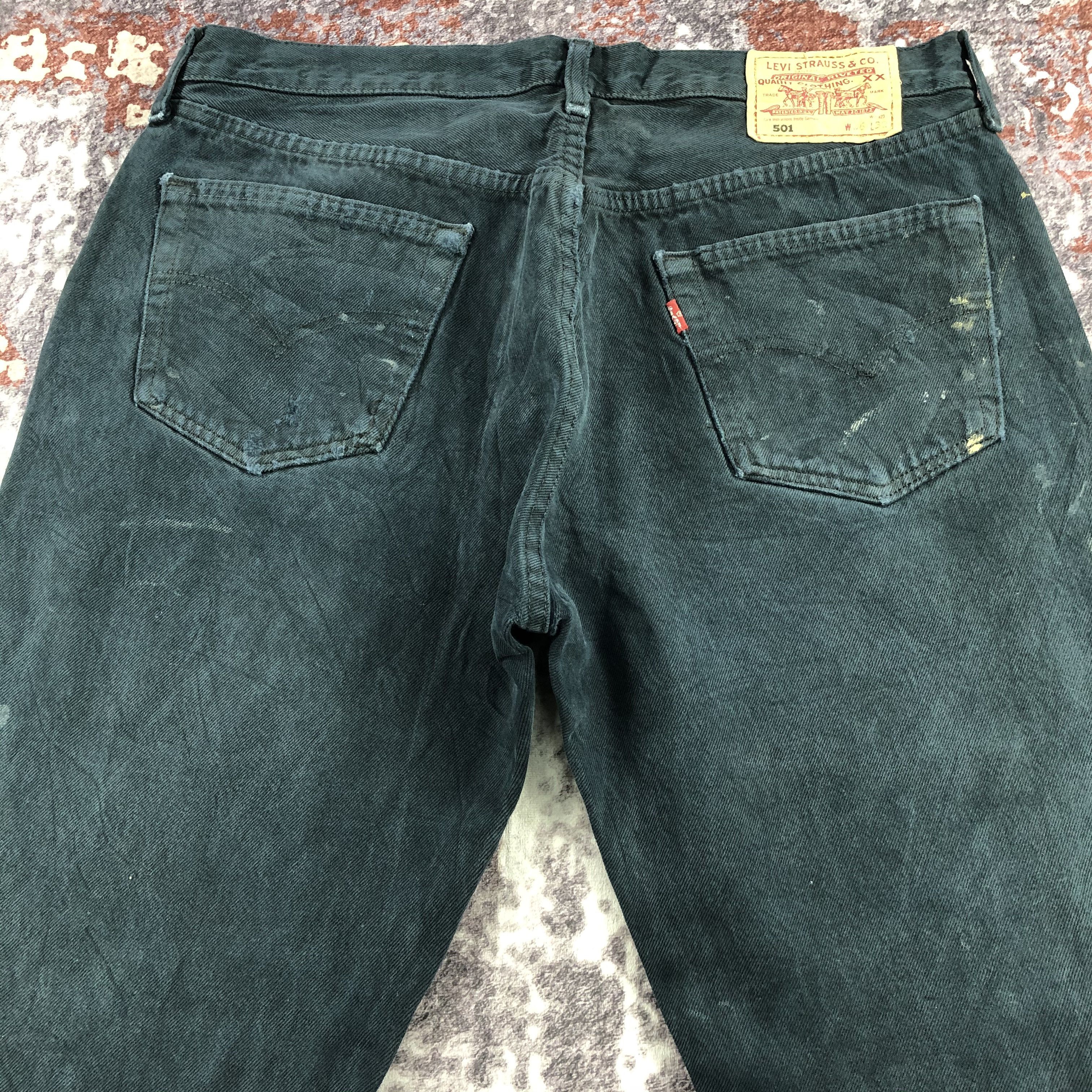 Levi's × Vintage Vintage 90s Levis 501 Painter Jeans-JM2509 Size US 34 / EU 50 - 5 Thumbnail