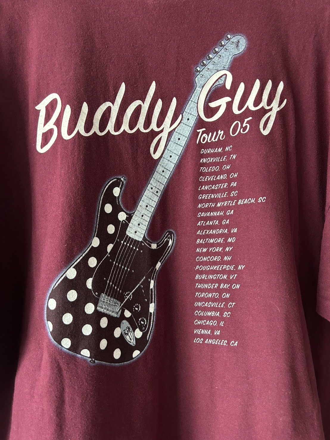 Vintage Buddy Guy Vintage T Shirt 00’ Size US XXL / EU 58 / 5 - 5 Thumbnail