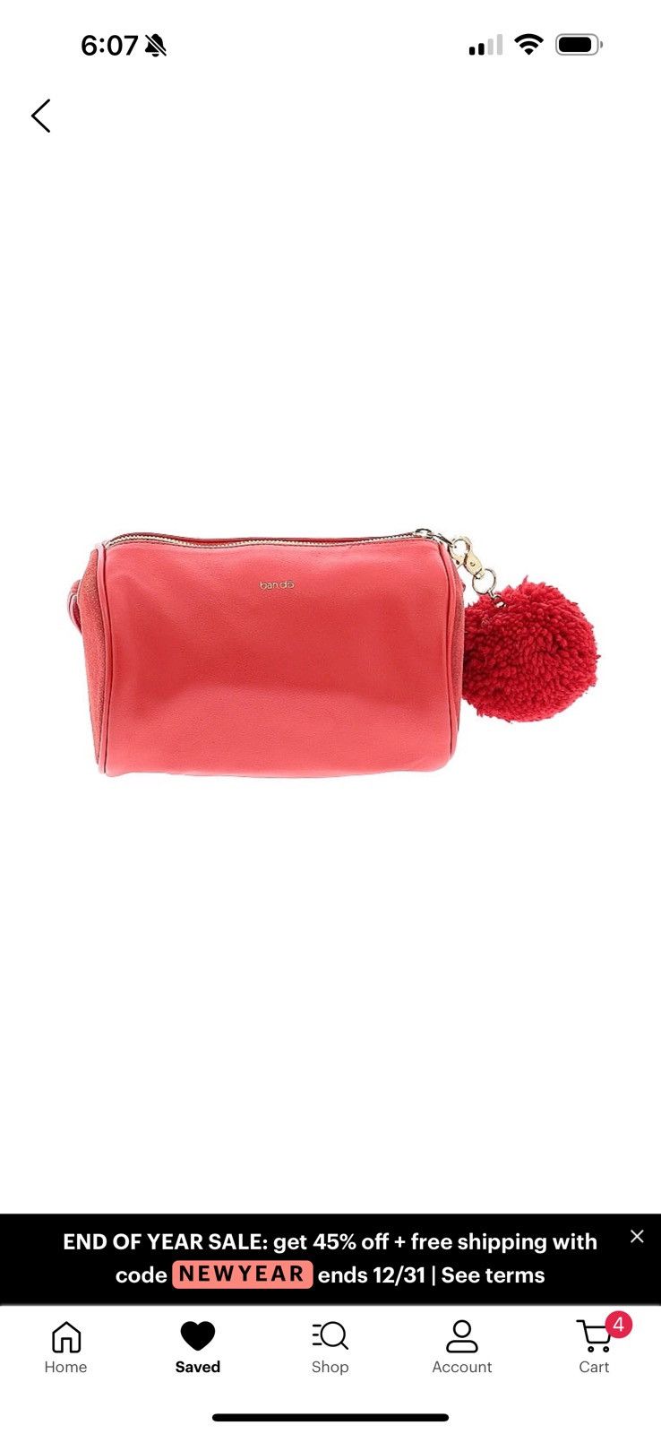 Japanese Brand × Streetwear × ban.do Bando Red Barrel Crossbody Bag ...