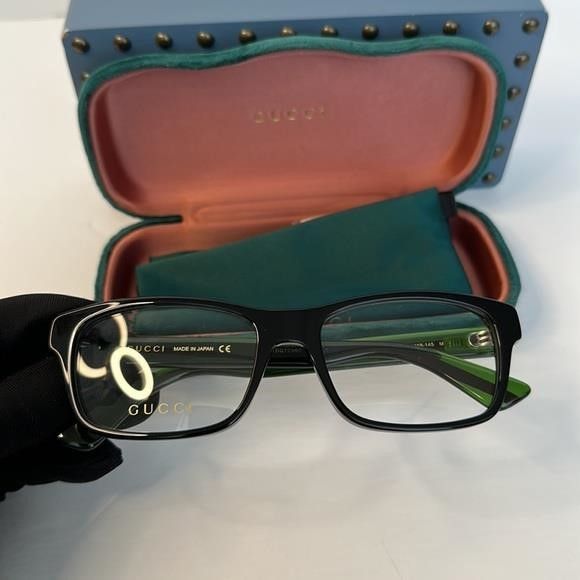 Gucci 💯 - New Authentic GUCCI Demo Rectangular Eyeglasses GG0006O Size ONE SIZE - 13 Thumbnail