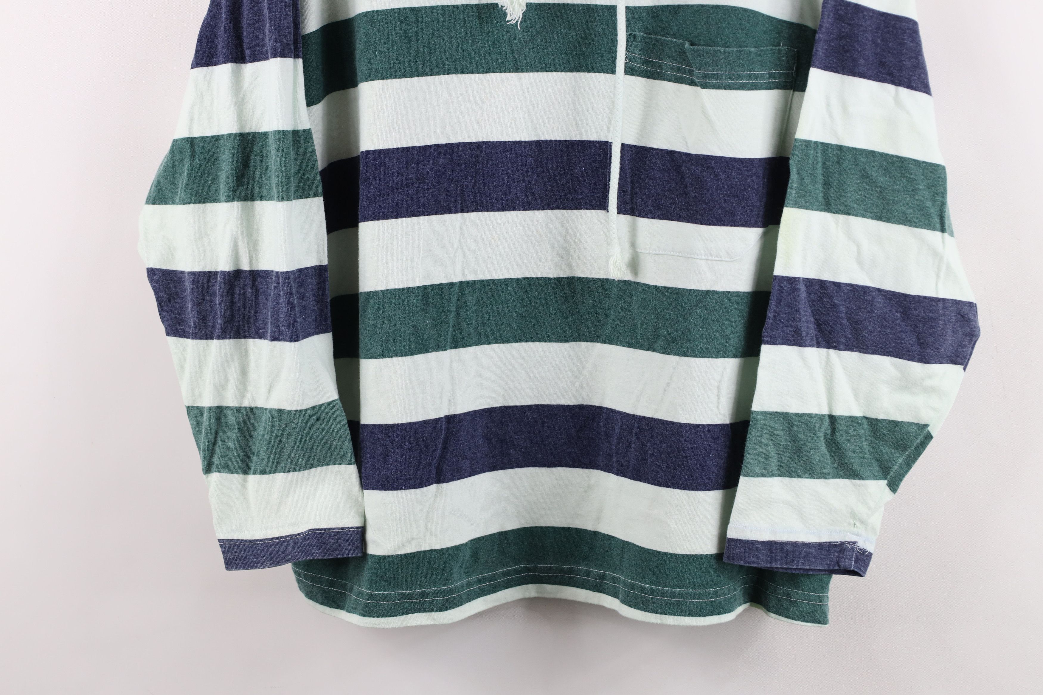 Vintage Vintage 90s Streetwear Cropped Baggy Fit Hoodie T-Shirt USA Size L / US 10 / IT 46 - 3 Thumbnail