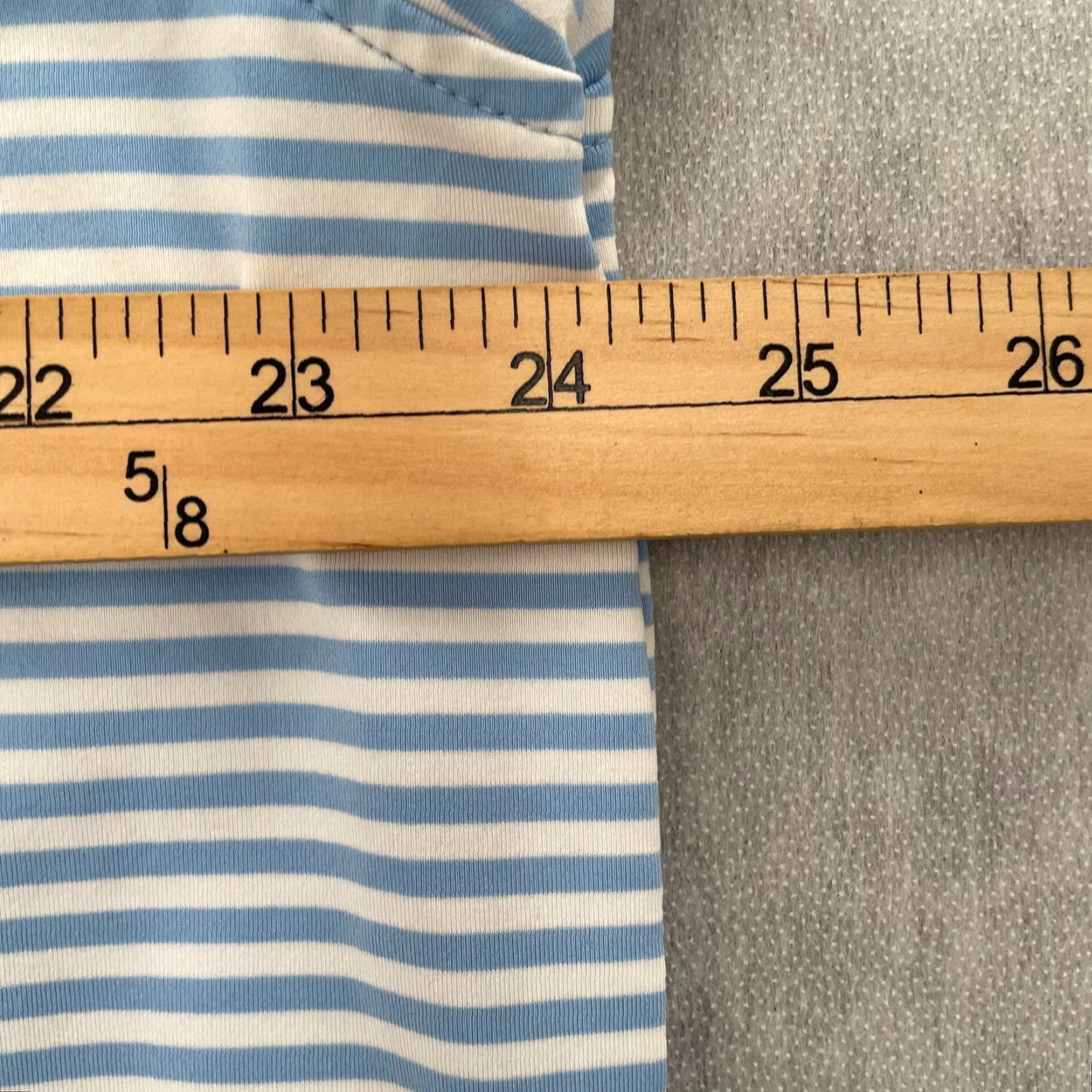 Peter Millar Peter Millar Shirt Adult Large Blue Striped Polo Summer Comfort Archie Griffin Size US L / EU 52-54 / 3 - 7 Thumbnail