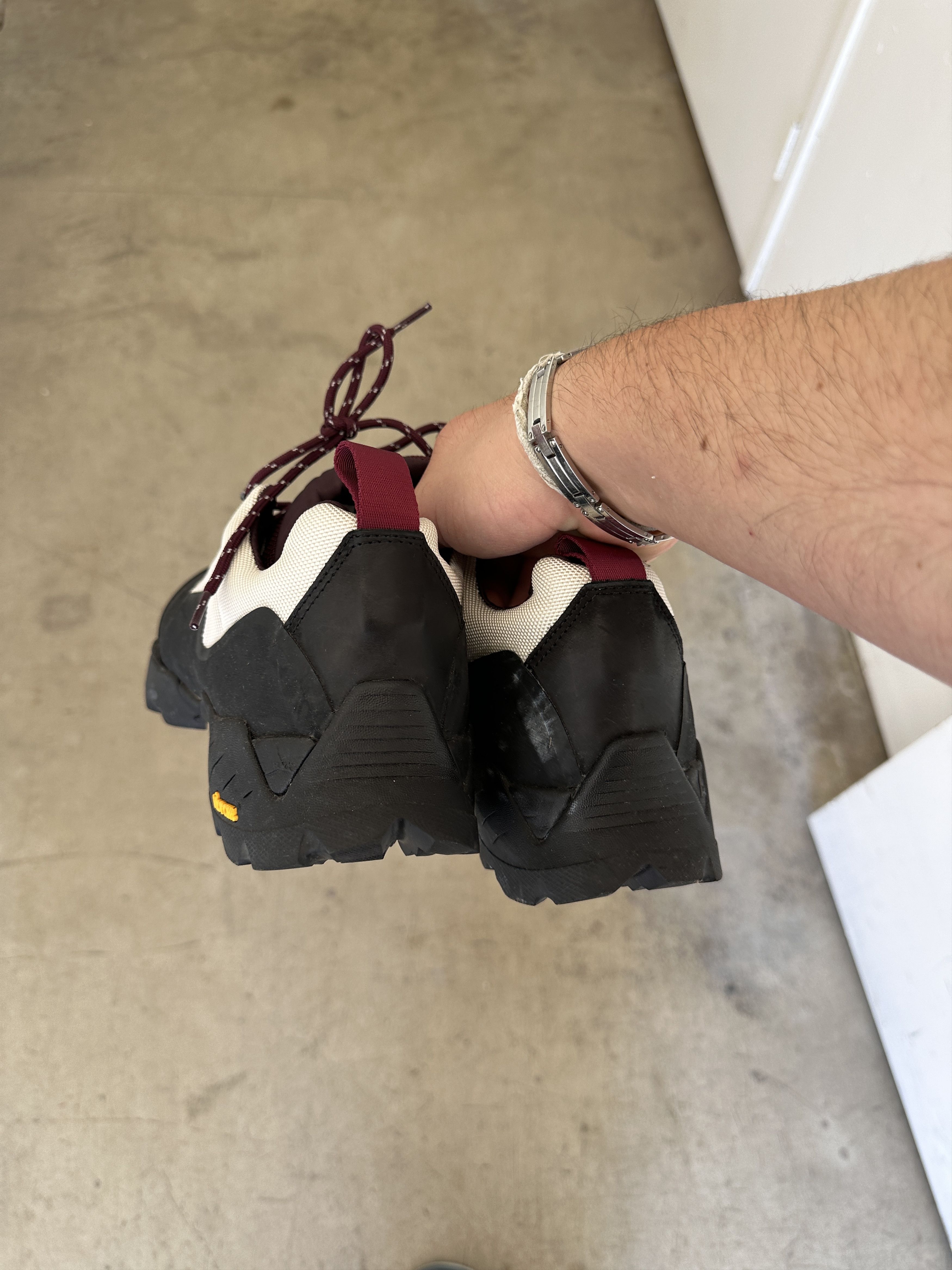 ROA ROA. Beige/red Mountain runners. 1032. Size US 12 / EU 45 - 3 Thumbnail