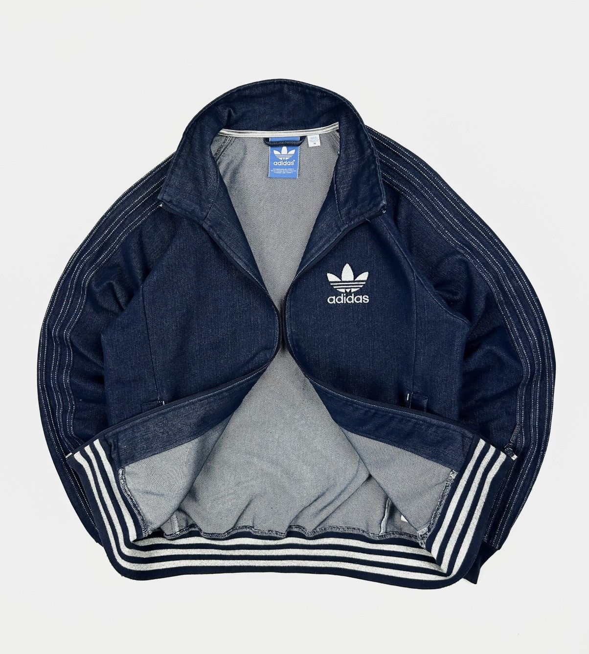 Adidas × Vintage Rare Adidas Vintage Denim Jacket Y2K Jeans