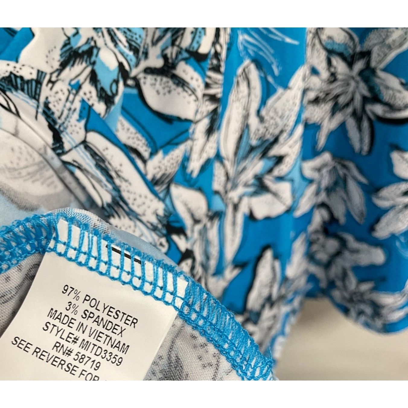 Other NY Collection Womens Blue & White Floral Sleeveless Dress S Size S / US 4 / IT 40 - 5 Thumbnail