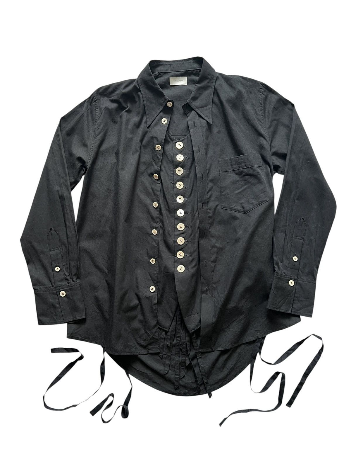 Bed j.w. Ford Bed J.W Ford Inner Vest Button Up Shirt Size US M / EU 48-50 / 2 - 2 Thumbnail