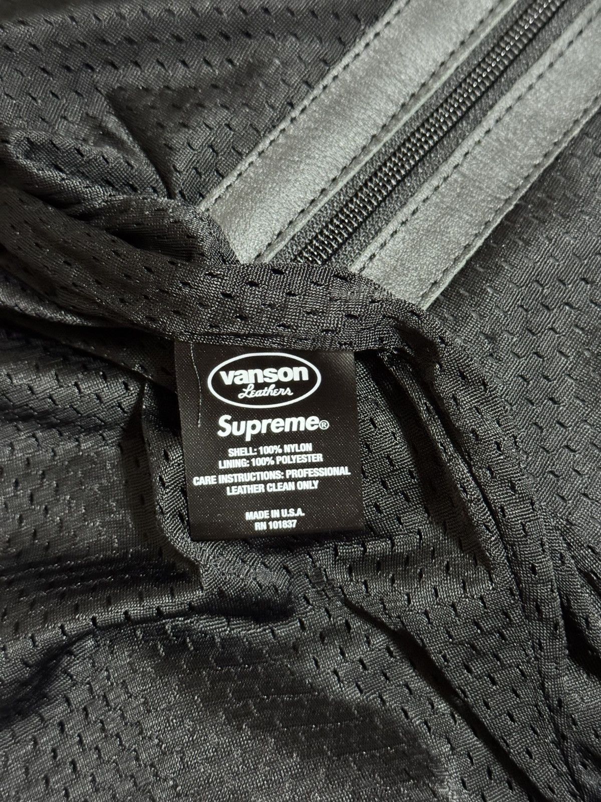 Supreme × Vanson Leathers 🔥Supreme x Vanson Leathers Multi Logo Letters Cordura Jacket Size US L / EU 52-54 / 3 - 23 Thumbnail