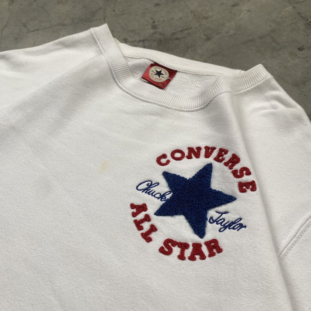 Converse × Japanese Brand Vintage y2k Converse All Star Crewneck Size US M / EU 48-50 / 2 - 2 Thumbnail