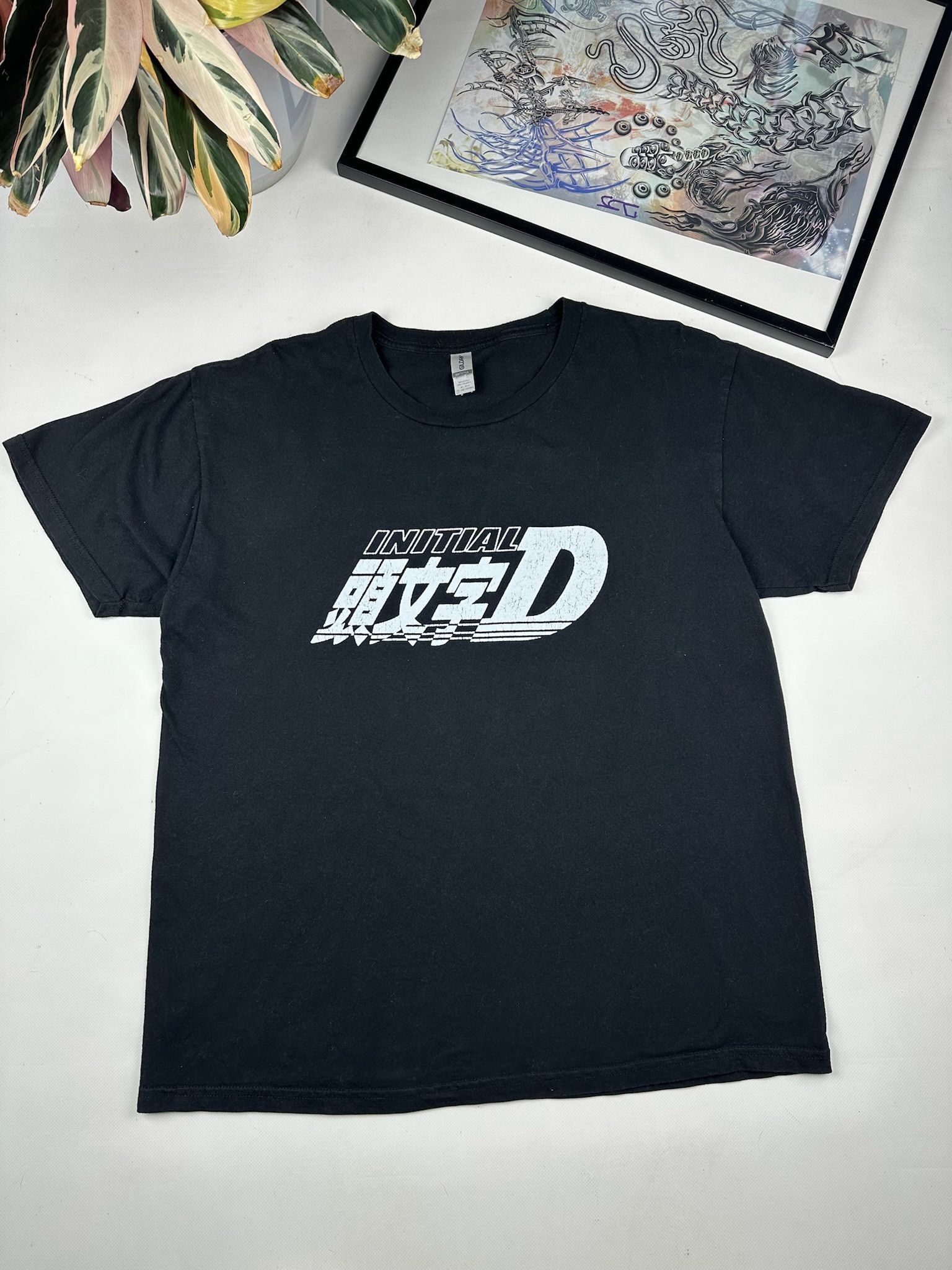 Anime Initial D manga series promo t shirt Size US XXL / EU 58 / 5 - 2 Thumbnail