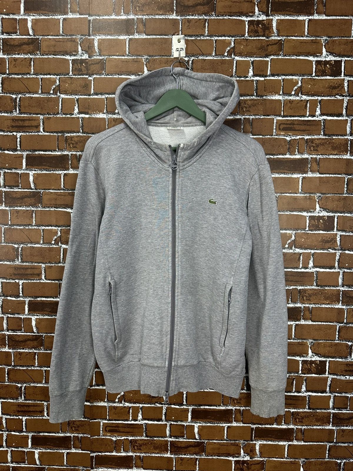 Lacoste Lacoste Distressed Hoodie Z424 Size US L / EU 52-54 / 3 - 1 Thumbnail