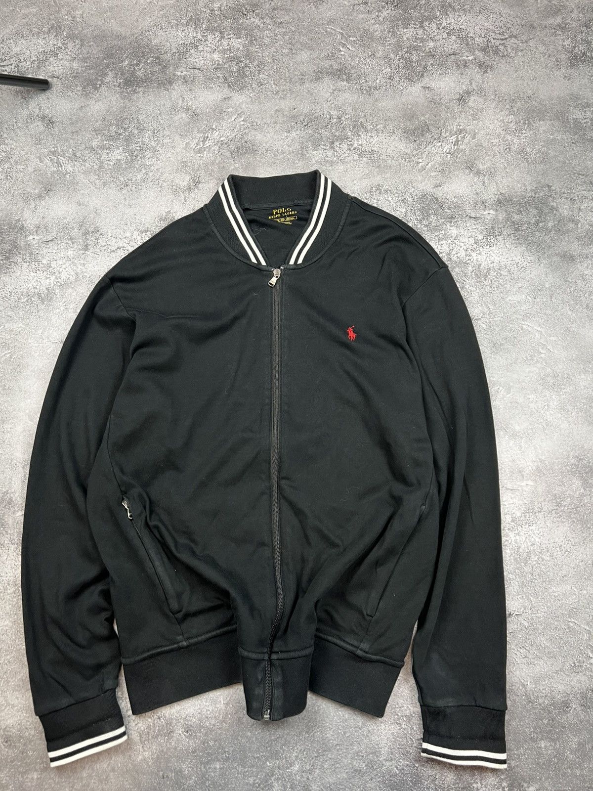 Polo Ralph Lauren Polo Ralph Lauren Black Zip Sweatshirt Size US XL / EU 56 / 4 - 1 Thumbnail