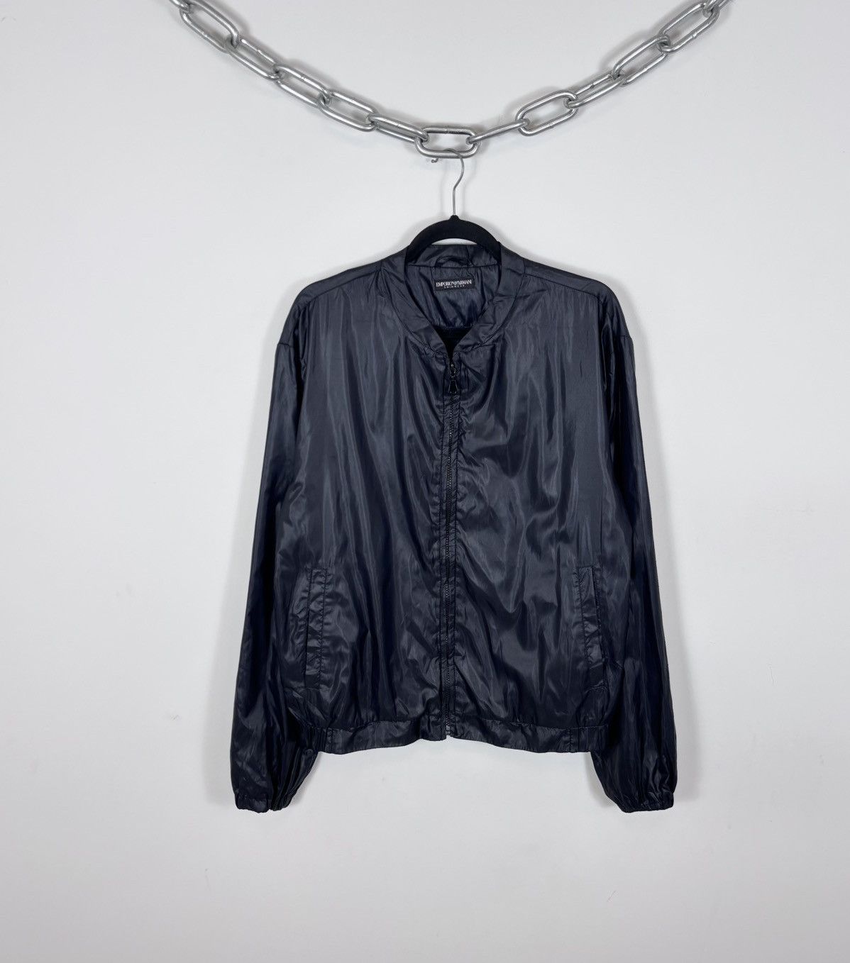 Emporio Armani Emporio Armani Beach Men’s Black Nylon Full Zip Jacket Size US L / EU 52-54 / 3 - 2 Thumbnail