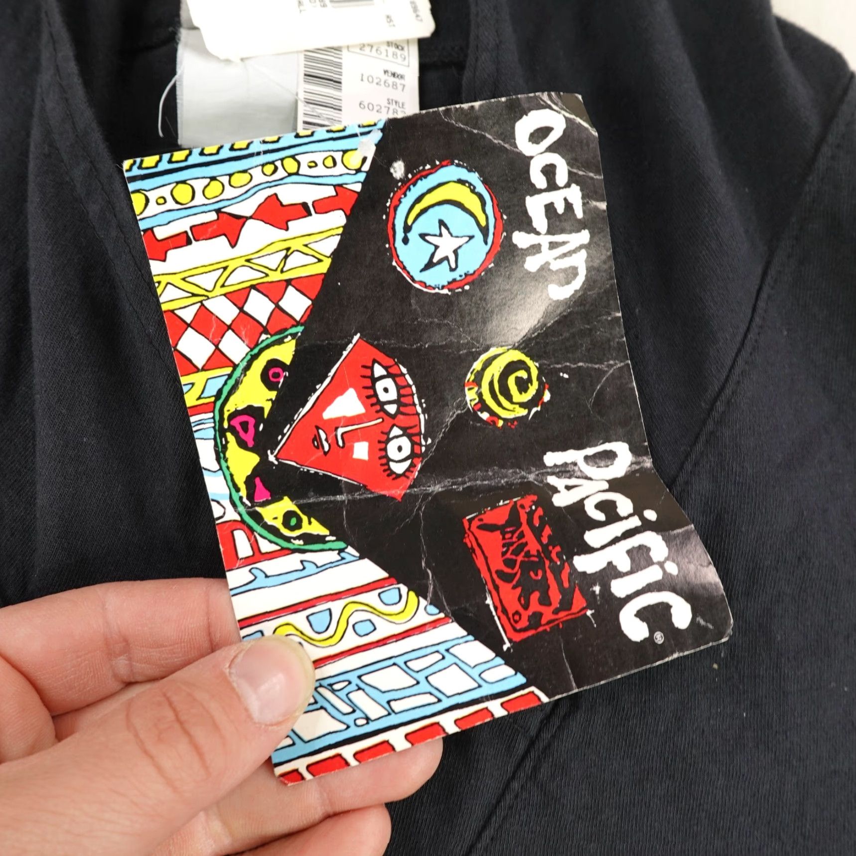 Ocean Pacific VINTAGE Ocean Pacific Shirt Mens L Black Hooded Tank Sleeveless Deadstock 90s Graphic Print OP Hooded Tank Size US L / EU 52-54 / 3 - 5 Thumbnail