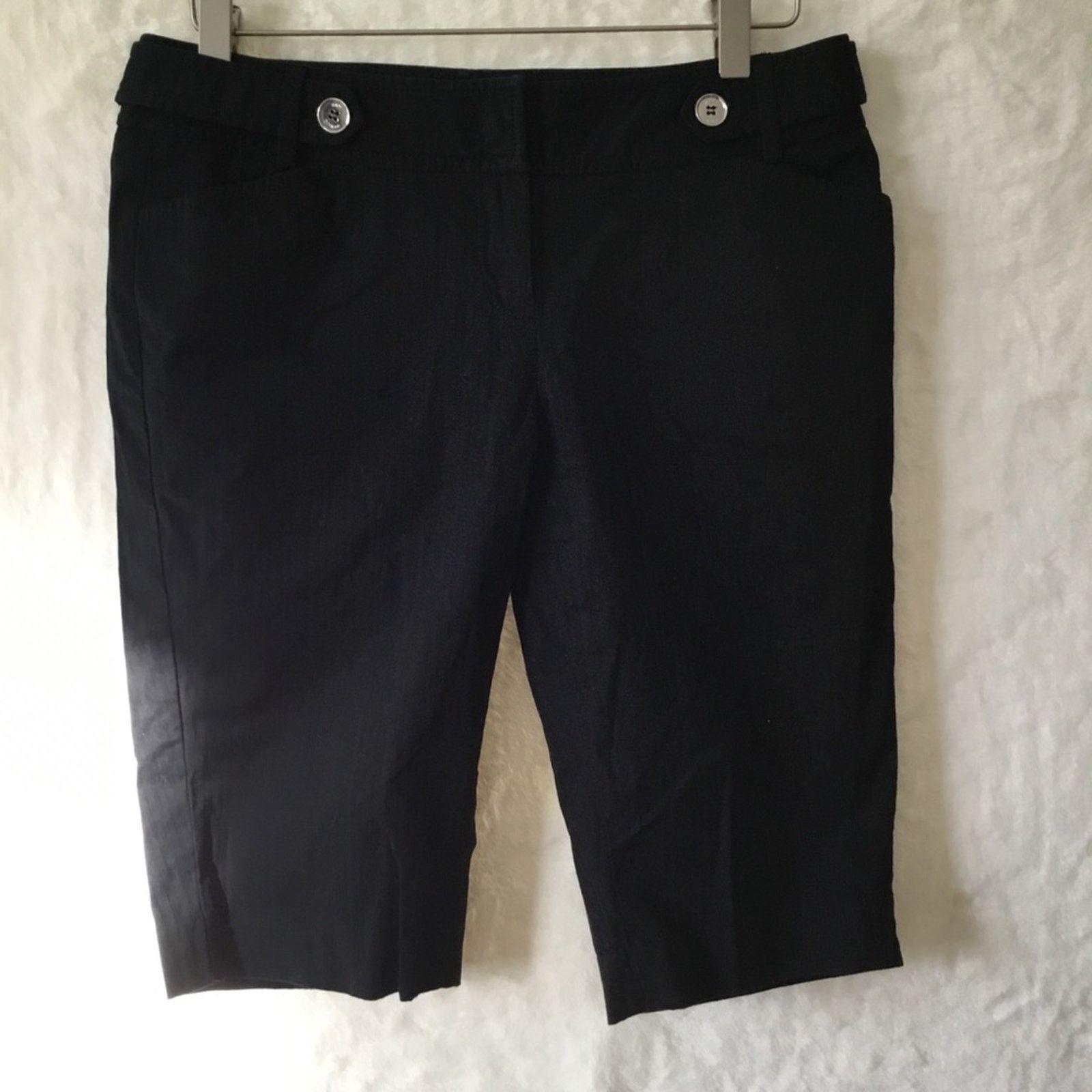 Michael Kors Michael Kors Black Bermuda Shorts Size 27" / US 4 / IT 40 - 1 Thumbnail