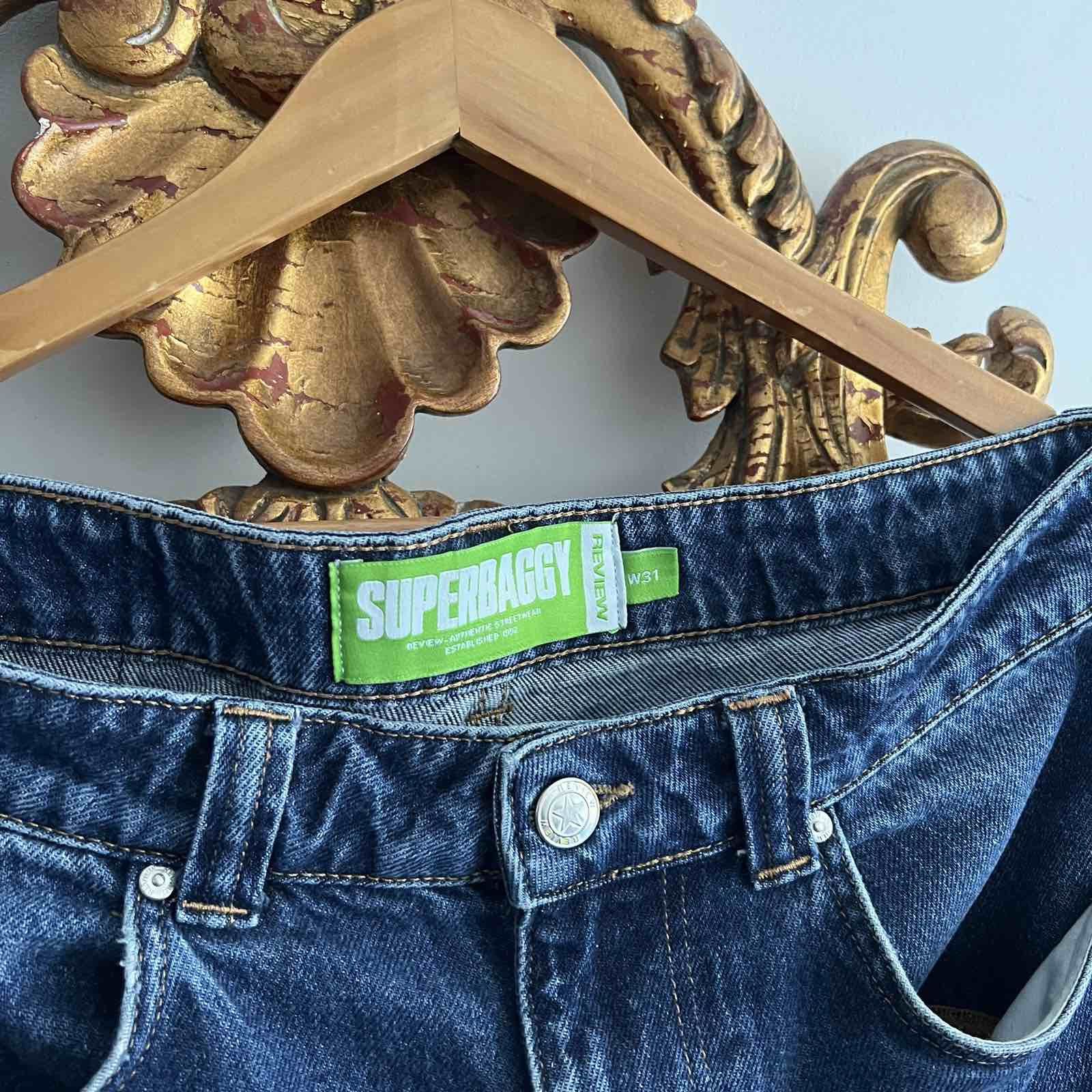 Review Review baggy denim jeans Japanese style size 31 Size US 31 - 4 Thumbnail