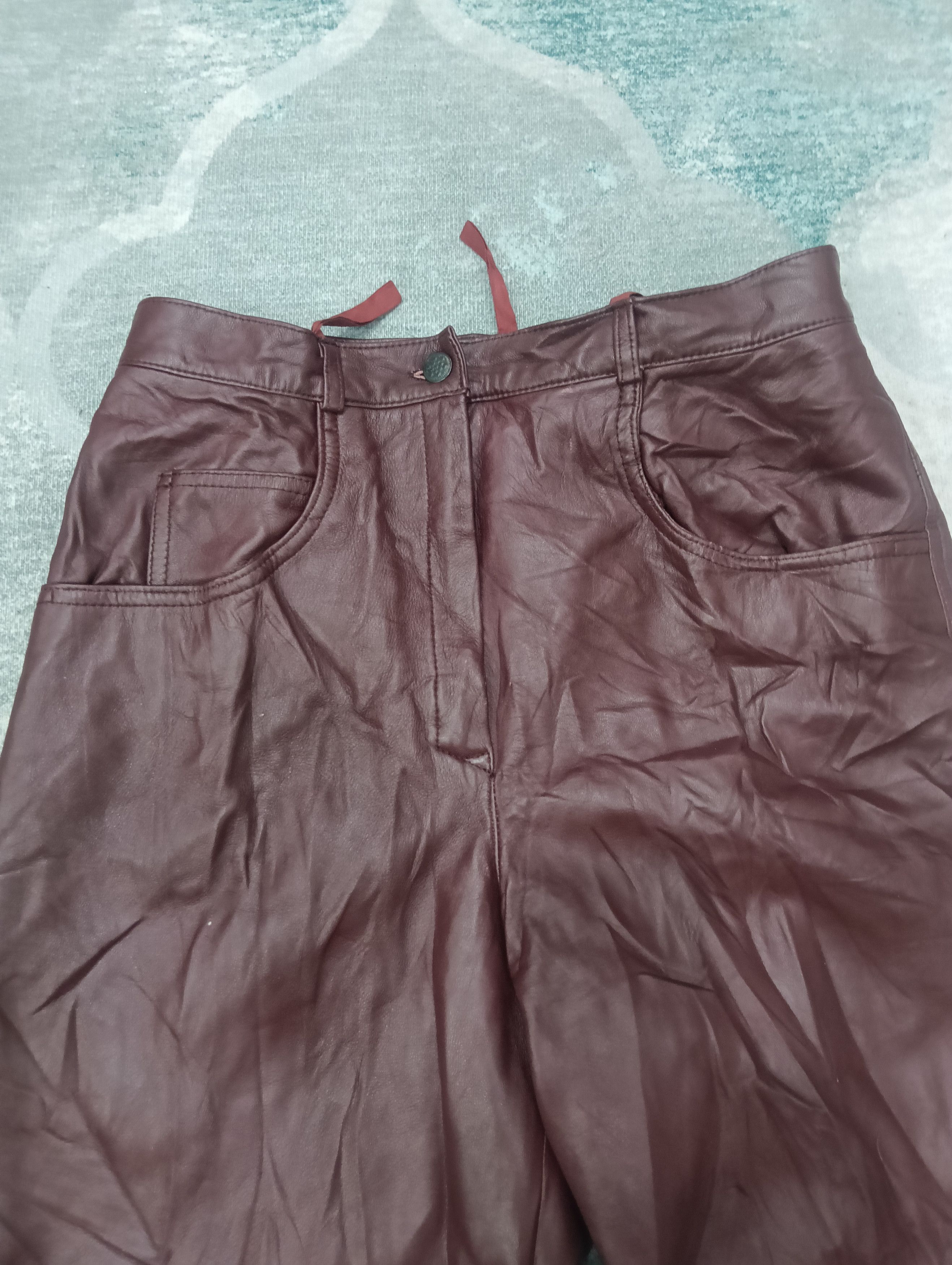 Army Of Me × Vintage Vintage Germany 13 Star Pant Like Leather Size US 28 / EU 44 - 4 Thumbnail