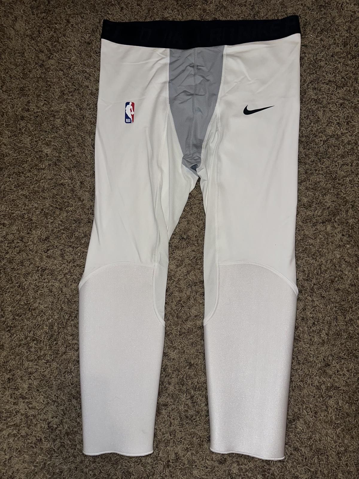 Nike Nike Men’s NBA Pro Hyperstrong Padded Pants White Tights Size US 40 / EU 56 - 1 Thumbnail