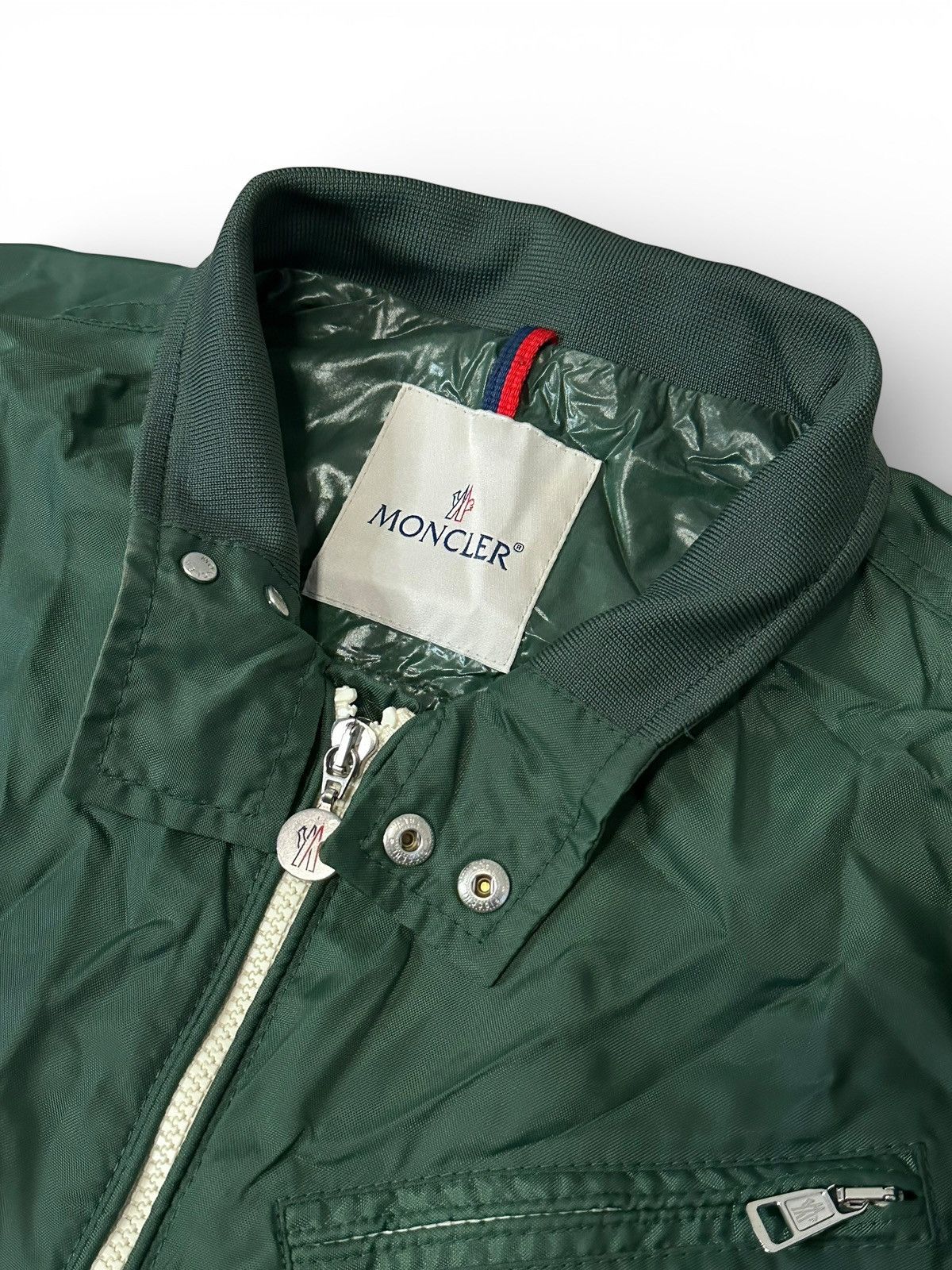 Moncler Vintage MONCLER Emile Green Windbreaker Jacket Size US M / EU 48-50 / 2 - 5 Thumbnail