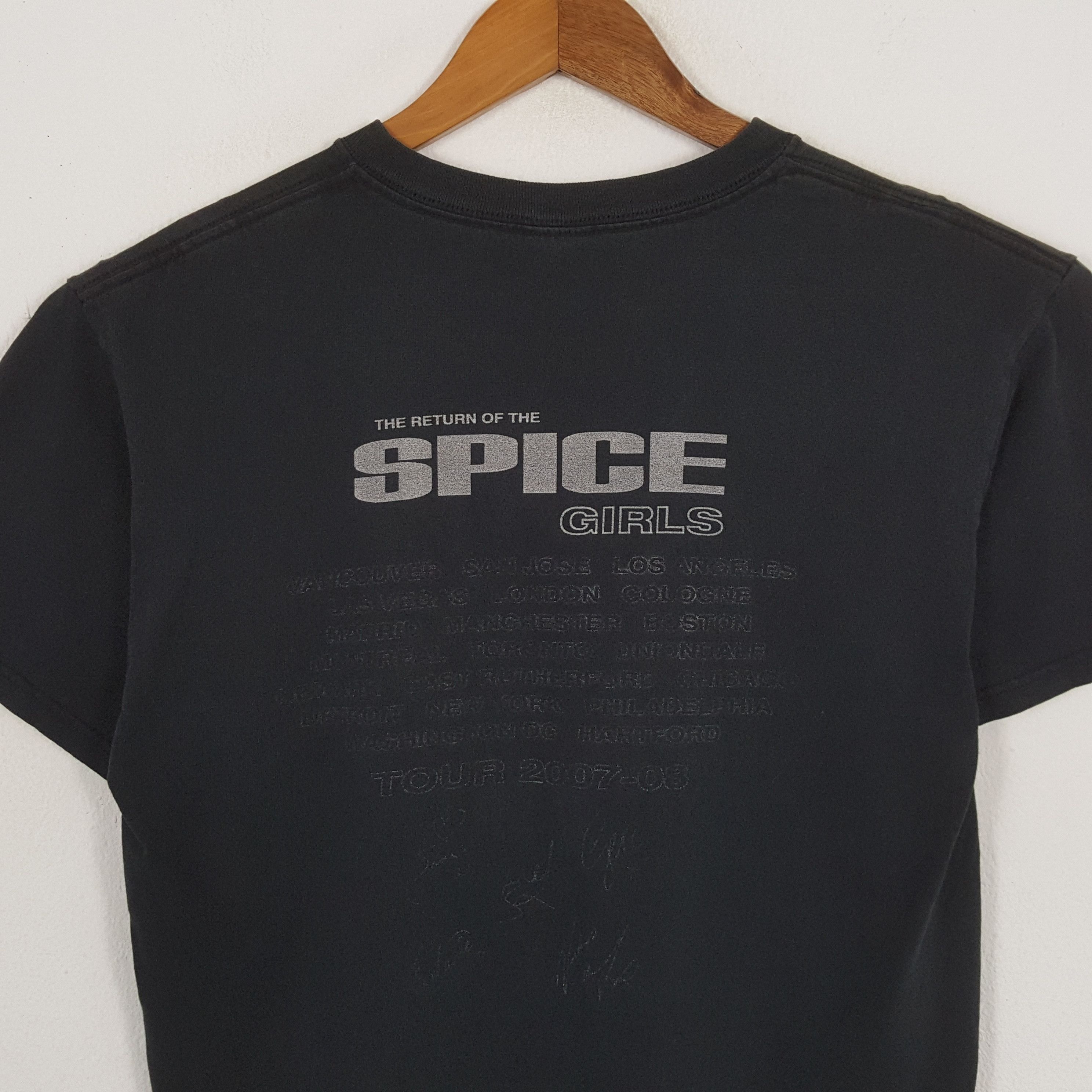 Band Tees × Vintage Vintage SPICE GIRLS English Girls Group Singer Tour T-Shirts Size US M / EU 48-50 / 2 - 4 Thumbnail