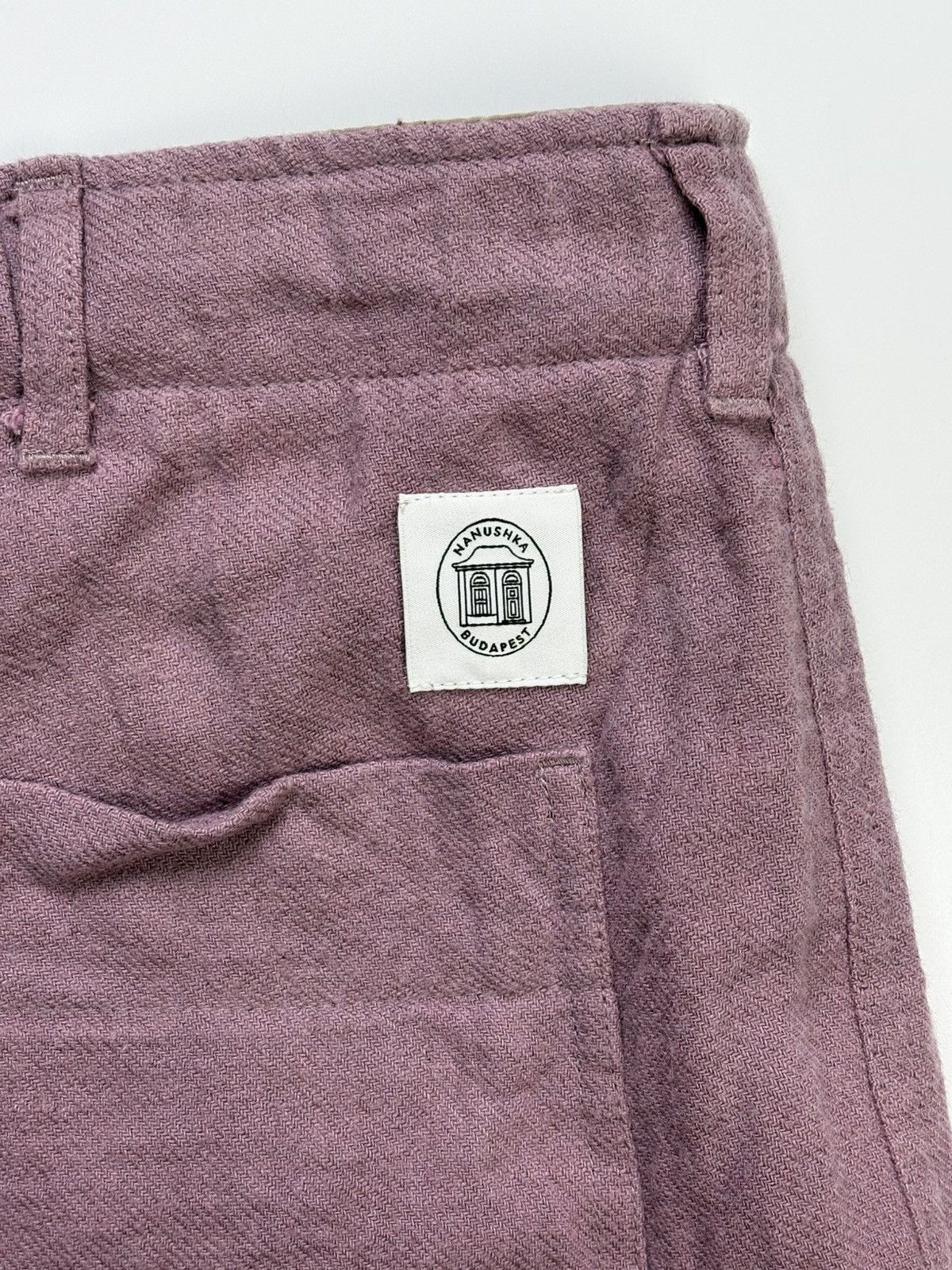 Nanushka Nanushka Gauis Linen Pink Trousers Size US 34 / EU 50 - 14 Thumbnail