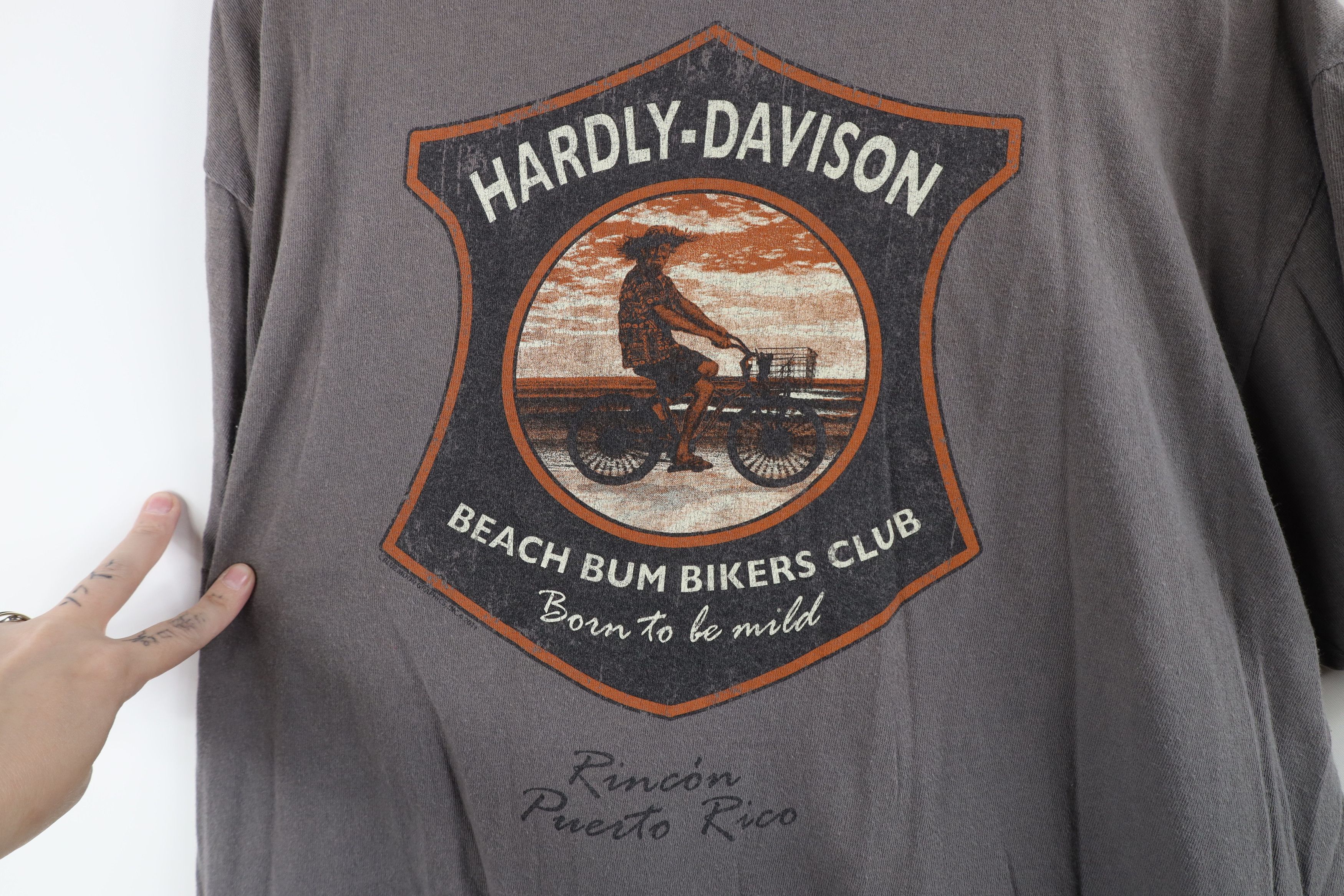 Vintage Vintage Y2K Streetwear Funny Parody Hardly Davidson T-Shirt Size US L / EU 52-54 / 3 - 10 Thumbnail