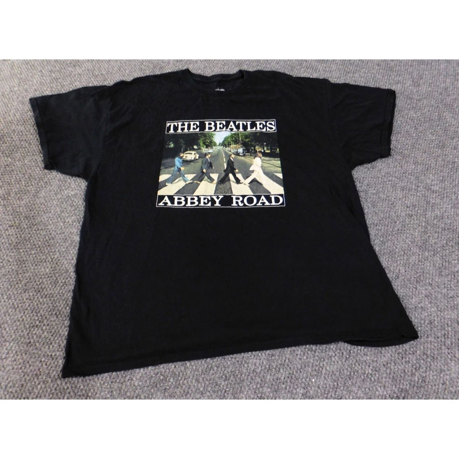 Vintage The Beatles Abbey Road Shirt Mens 2XL Black Graphic Band Tee Classic Rock Music Size US XXL / EU 58 / 5 - 4 Thumbnail