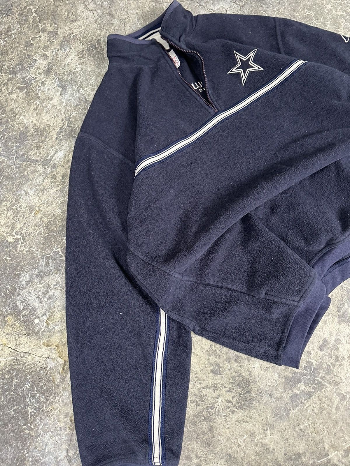 NFL × Vintage Vintage Dallas Cowboys Quarterzip Fleece Size US L / EU 52-54 / 3 - 2 Thumbnail
