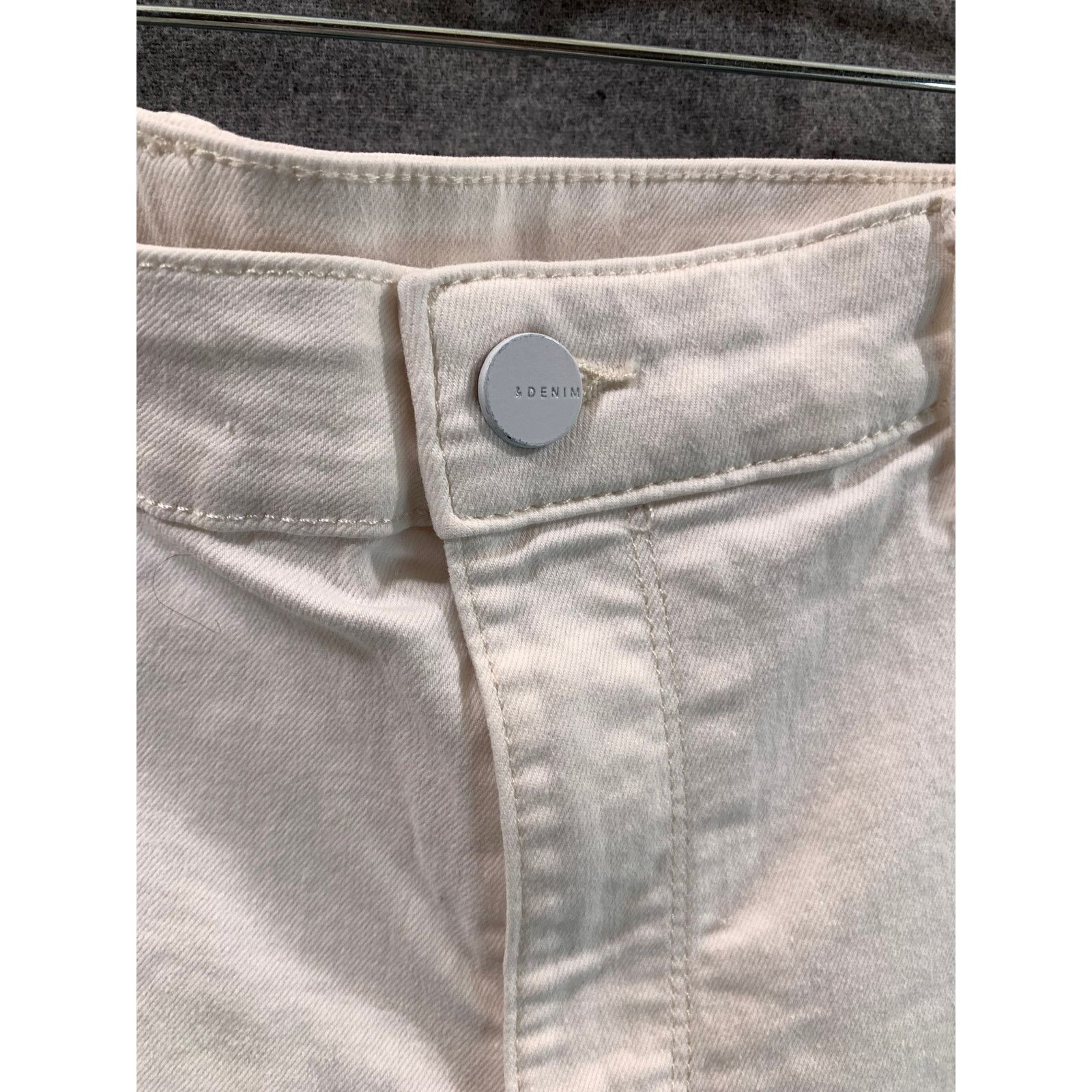 Other & Denim Women's Pants Size 33 White Size 33" - 4 Thumbnail