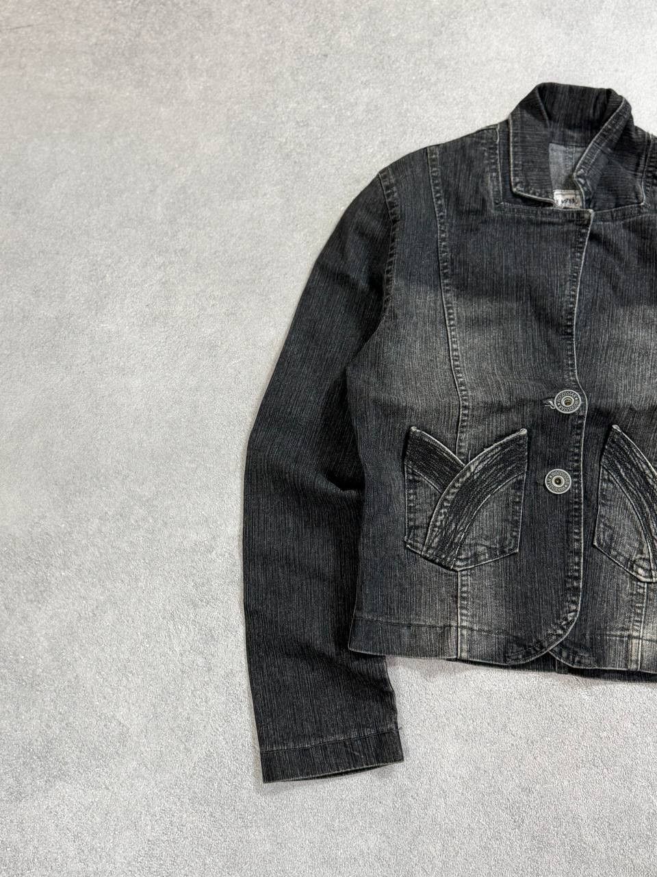Japanese Brand Vintage 90s Denim Trucker Japan Style Archive Retro Jacket Size US XS / EU 42 / 0 - 6 Thumbnail