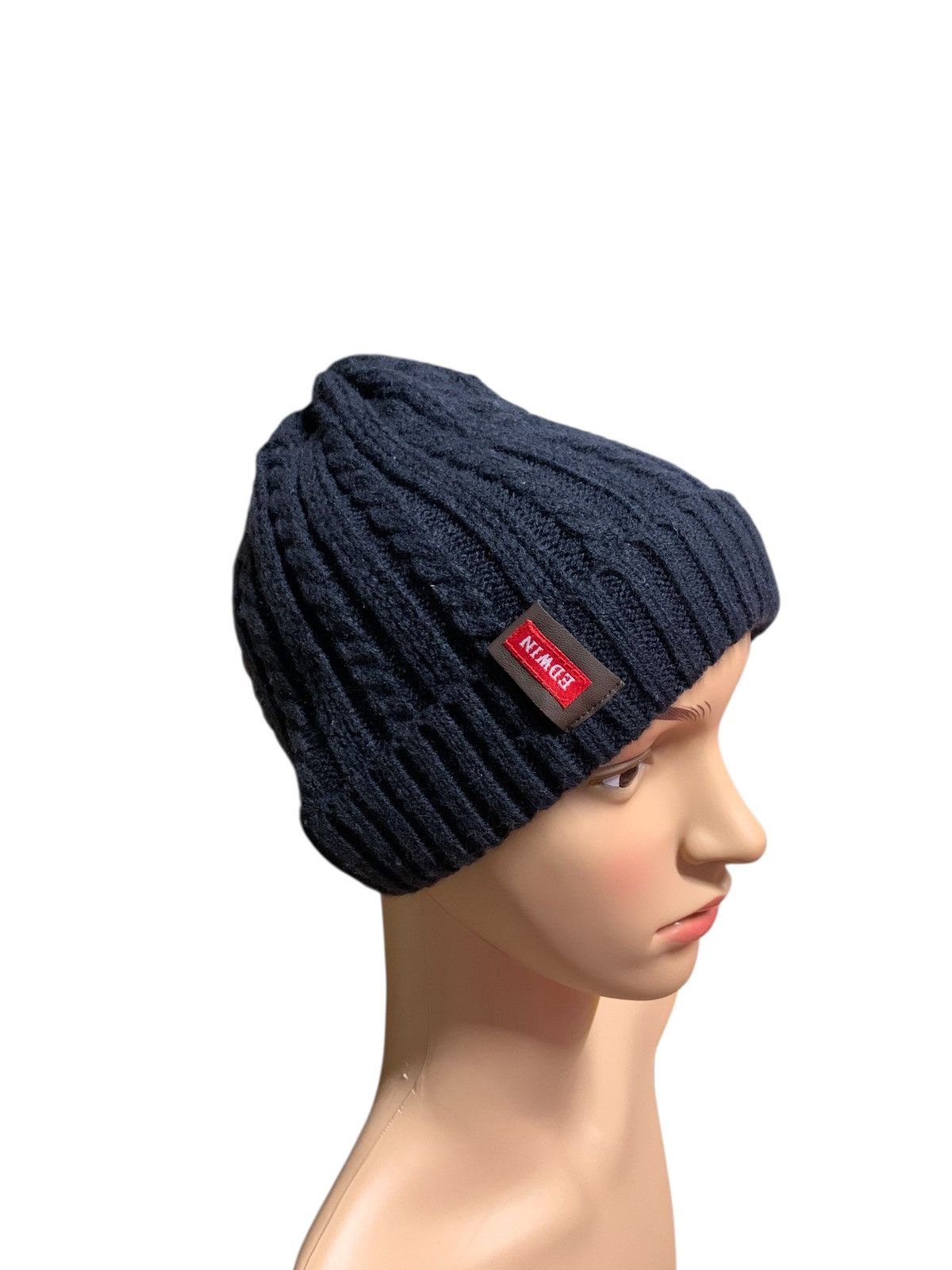 Edwin × Japanese Brand Edwin Beanie knitt Hat Size ONE SIZE - 2 Thumbnail
