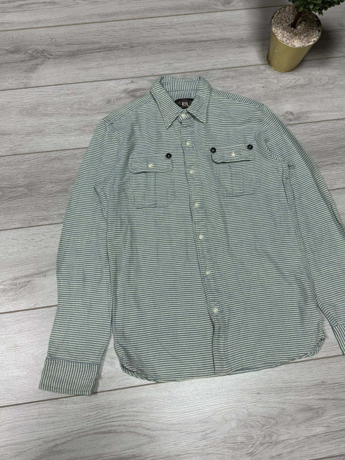 RRL Ralph Lauren RRL Ralph Lauren rancho flannel plaid shirt buttons vintage Size US S / EU 44-46 / 1 - 2 Thumbnail