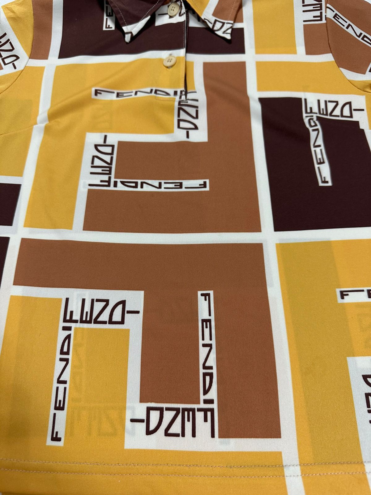 Fendi × Vintage Fendi Polos Logo Font Design Size M / US 6-8 / IT 42-44 - 7 Thumbnail