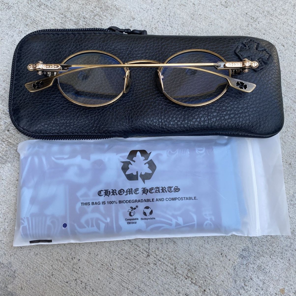 Chrome Hearts Chrome Hearts Honey Dipped Gold Bronze Glasses Size ONE SIZE - 2 Thumbnail