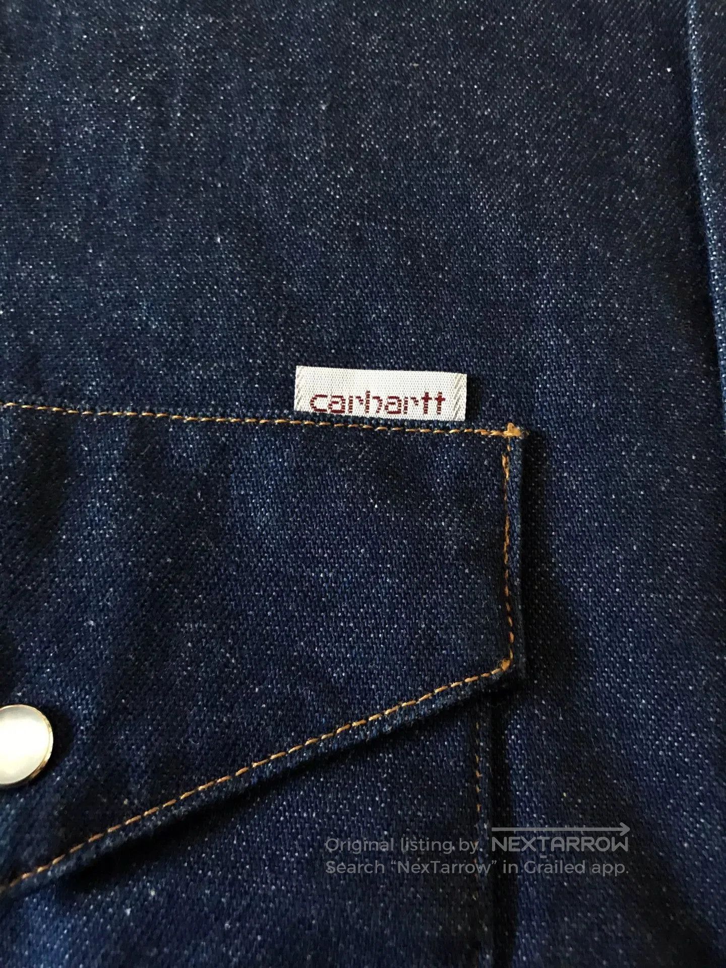Carhartt 90s Carhartt SU008 Western Denim Shirt. Size US M / EU 48-50 / 2 - 8 Thumbnail