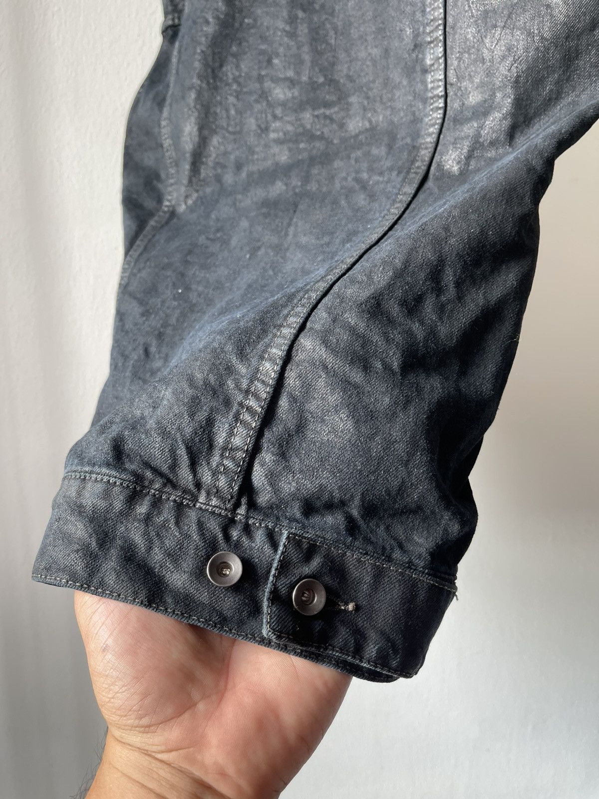 Rick Owens Rick Owens Wax Sleeveless Denim Jacket 96 Size US M / EU 48-50 / 2 - 8 Thumbnail