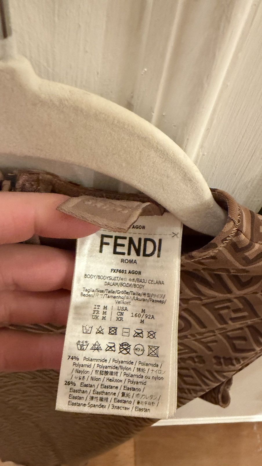 SKIMS Fendi X Skims Playsuit Size 30" / US 8 / IT 44 - 3 Thumbnail