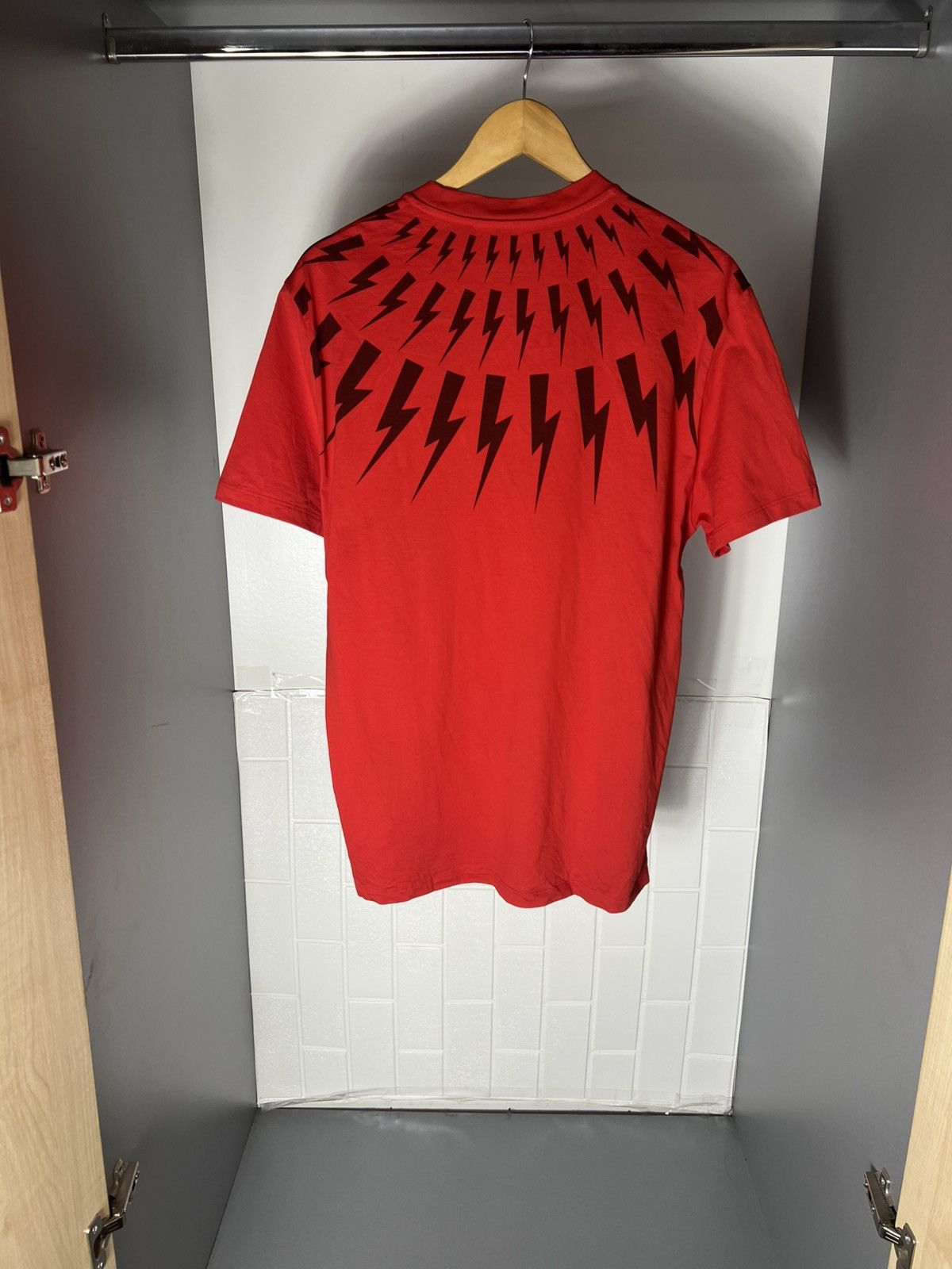 Neil Barrett NEIL BARRETT MILANO THUNDERBOLT PRINTED DESIGNER CASUAL Y2K Size US L / EU 52-54 / 3 - 11 Thumbnail