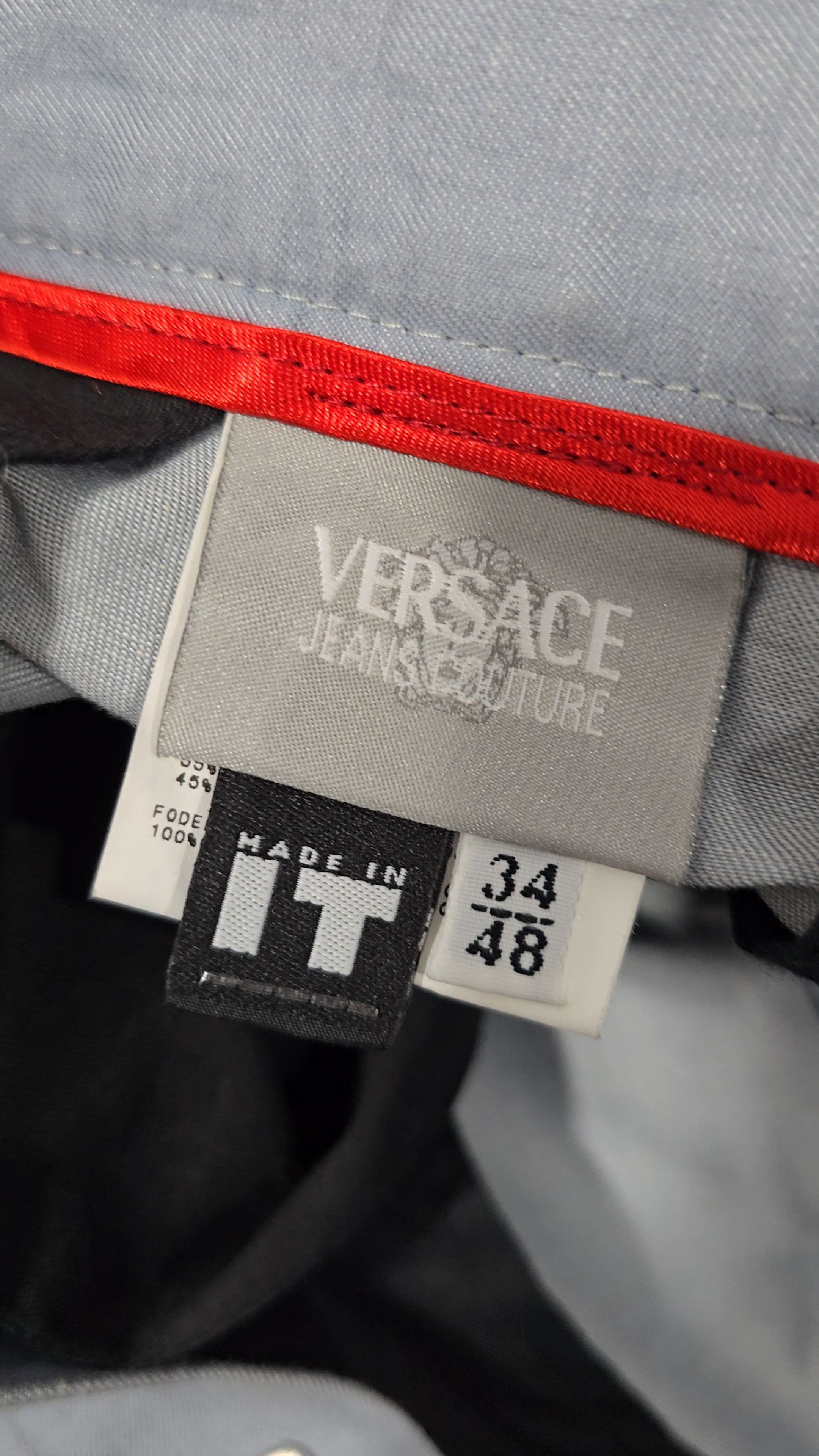 Versace Jeans Couture VERSACE jeans couture VINTAGE mens very rare !! Size US 32 / EU 48 - 2 Thumbnail