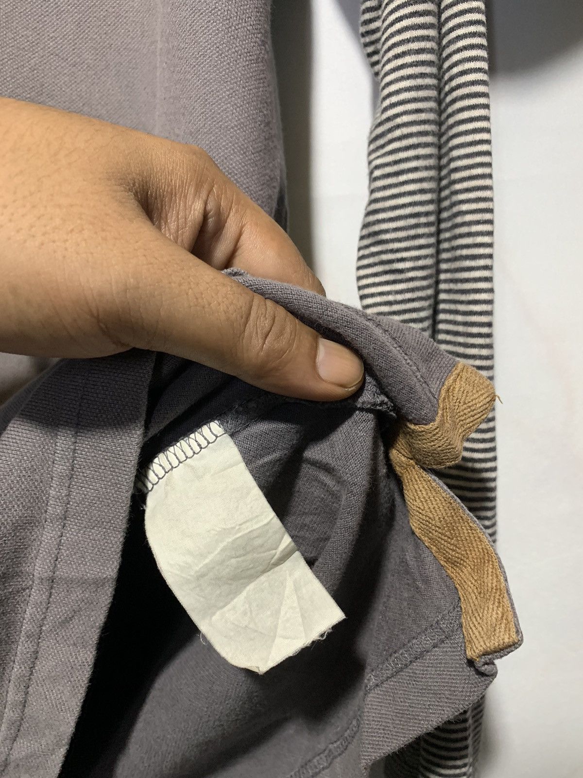 If Six Was Nine × Japanese Brand × Le Grande Bleu (L.G.B.) Y2k BeanPole double layer hybrid longsleeve polo shirt Size US L / EU 52-54 / 3 - 10 Thumbnail
