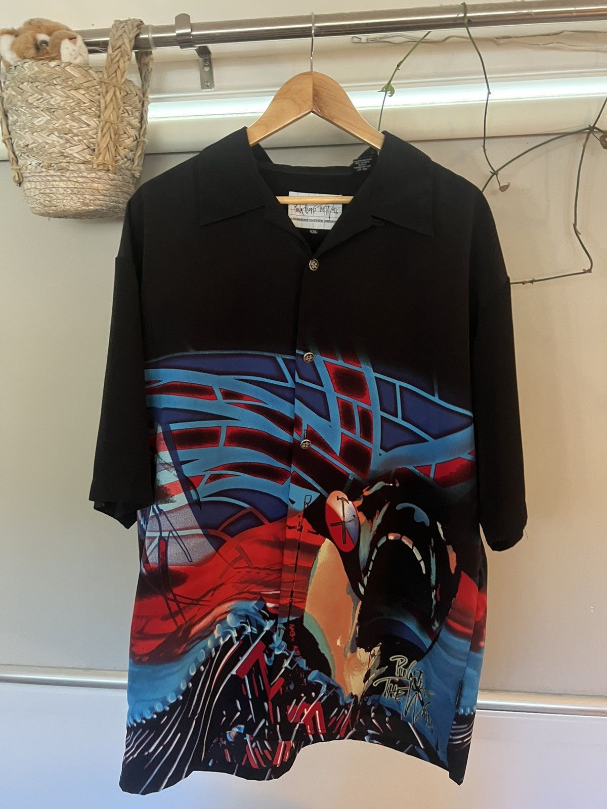 Vintage Pink Floyd Off the Wall Button Up Size US L / EU 52-54 / 3 - 1 Thumbnail